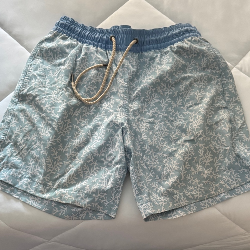 Fair Harbor Light Blue Swim Trunks